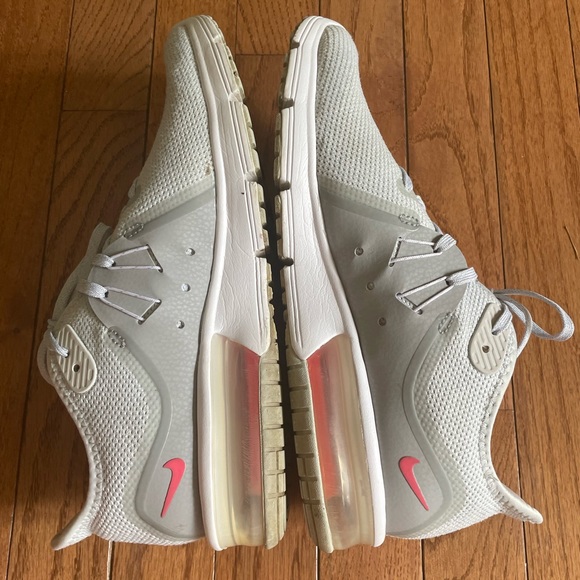 Women’s Nike Airmax Sequent 3 Pure Platinum Racer Pink Size 9 - Picture 9 of 10